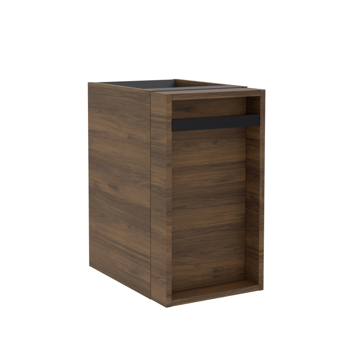 Coquette ALLIANCE 300 porte-serviette avec tiroirs intérieurs NOYER MAYA - SALGAR 102826 