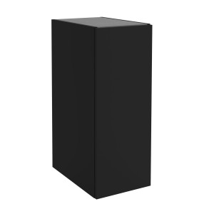 Coqueta ALLIANCE 300 réversible 1 porte avec système push BLACK VELVET - SALGAR 103149 