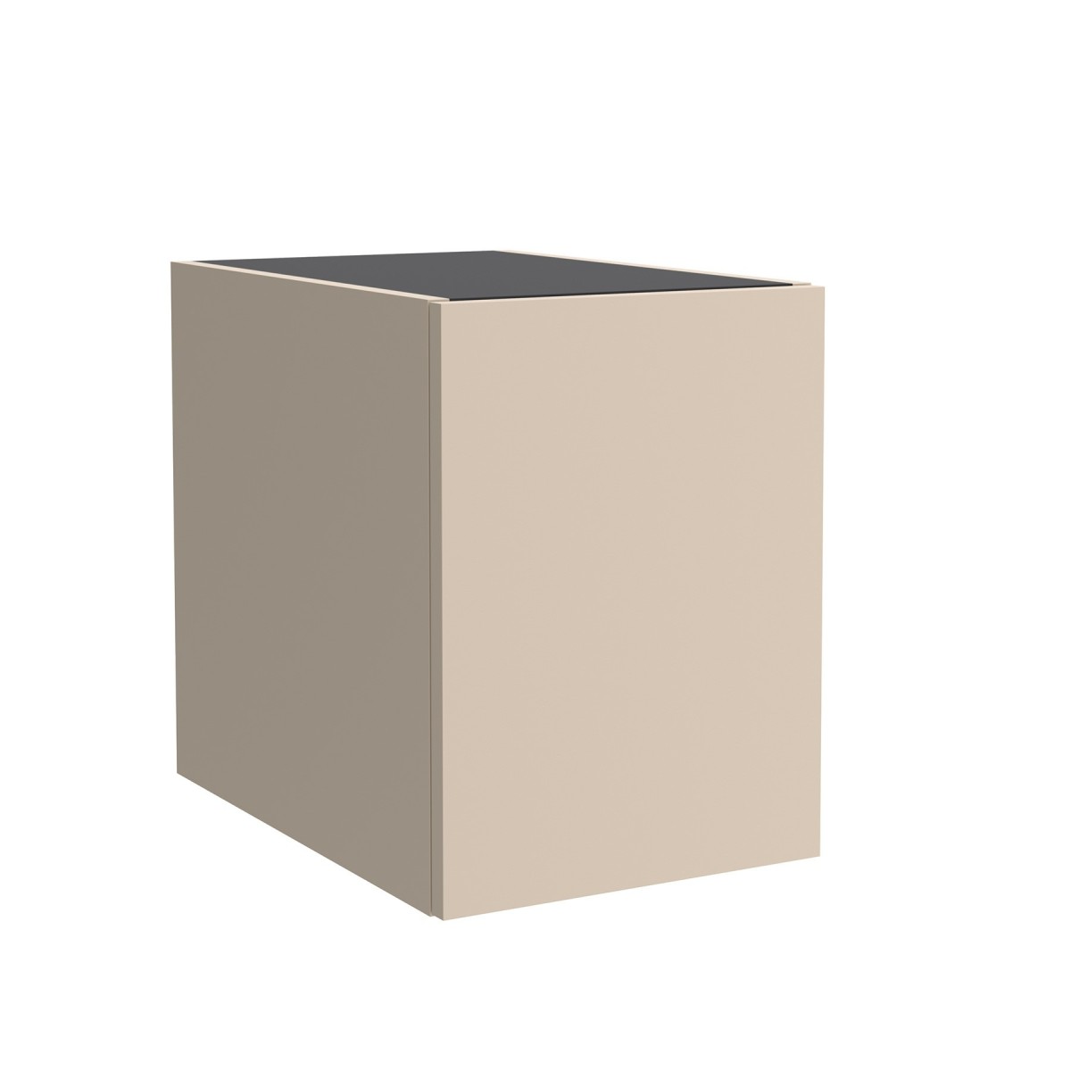 Coquette ALLIANCE 300 réversible 1 porte avec système push MACCHIATO - SALGAR 103156 