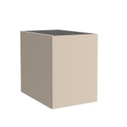 Coquette ALLIANCE 300 réversible 1 porte avec système push MACCHIATO - SALGAR 103156 