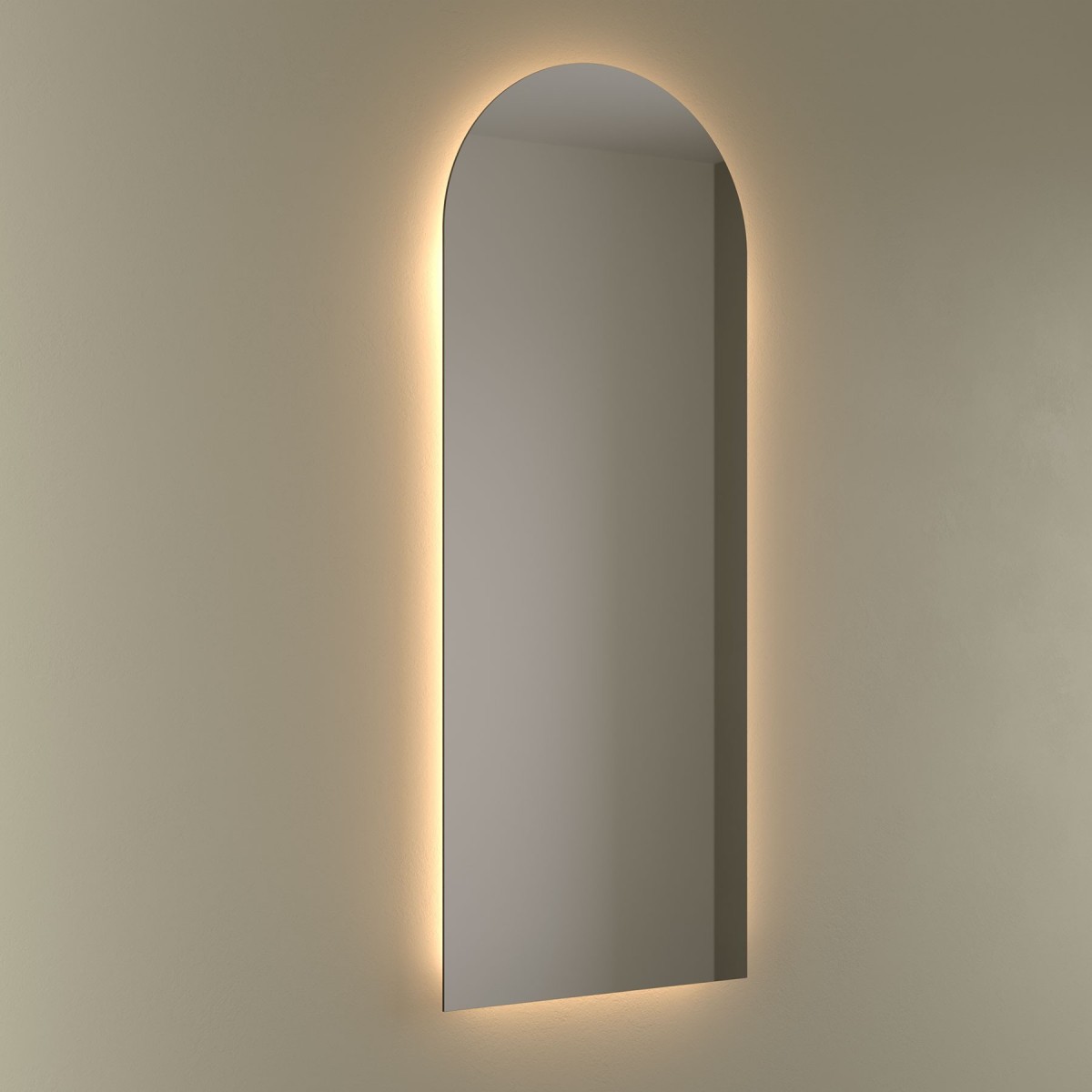 Miroir Emile 700 Horizontal Vertical Avec Éclairage Led (21 W - 3000ºk) Ip44 700 X 1100 Mm - SALGAR 113754 