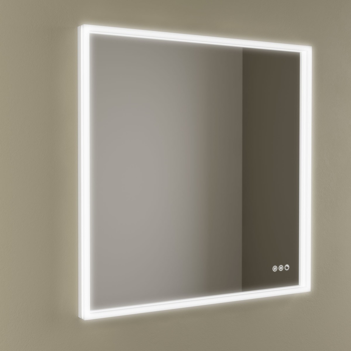 Miroir Kori Line 800 Avec Éclairage Led Avec Capteur Ip44 600 X 600 Mm - SALGAR 113756 