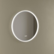 Miroir Kori Curve 600 Circulaire Avec Éclairage Led Avec Capteur (12+8-12 W - Biled ºk) Ip44 Diam. 600 Mm - SALGAR 113757 