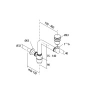 Siphon Court A/Clic Clac - SALGAR 89601 