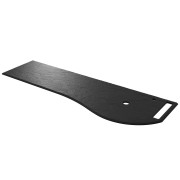 Plan de toilette MAM 1590 gauche porte-serviettes ARDOISE noirE 1590x12x510mm - SALGAR 96762 