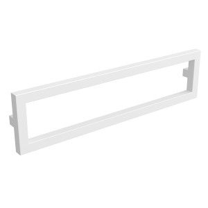 Façade métallique LLOYD blanc mat 600 x 100 x 29 mm - SALGAR 97672 