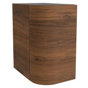 Coquette ALLIANCE 300 réversible 1 porte arrondie ouverture push NOYER MAYA - SALGAR 102832 