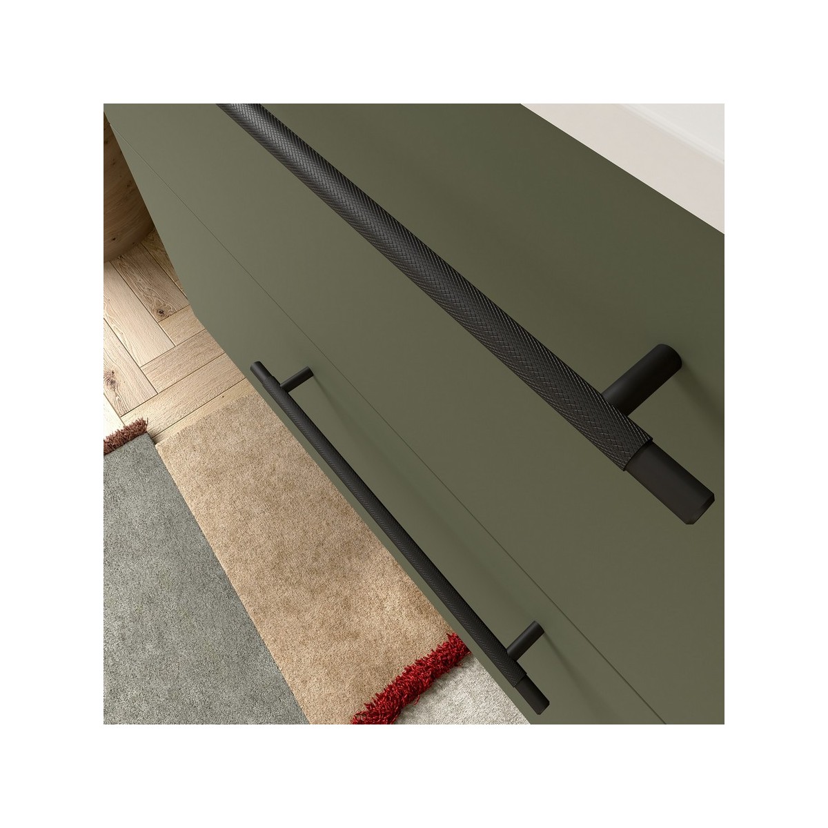 Poignée Quilt Noir Mat 224/284 - SALGAR 113509 