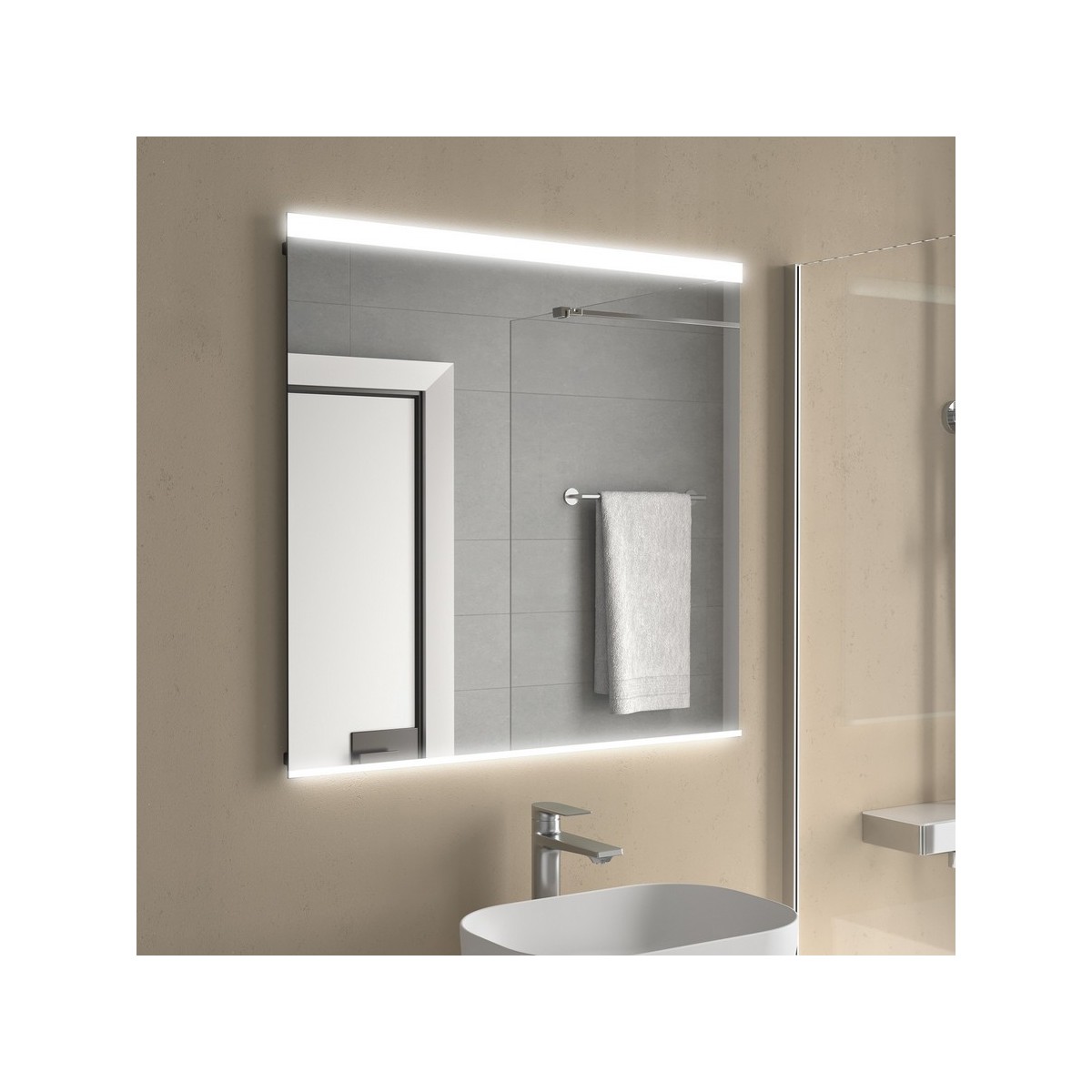 Miroir Liniia Led Sup/Inf 60X70 - SALGAR 113643 
