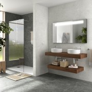 Plan De Toilette Domus 600 Chêne Naturel H111 - SALGAR 113891 