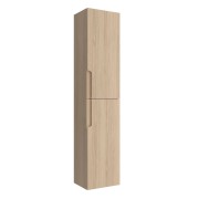 Colonne salle de bain VIMA 1400 2 portes Chêne Sienna L300 H1400 P240 - SALGAR 117932 