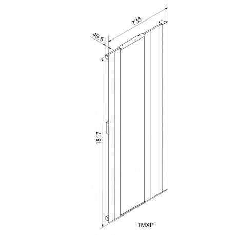 Radiateur électrique ACOVA - FASSANE Miroir Premium 1000W - inertie fluide - TMXP100-180GF