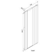 Radiateur électrique ACOVA - FASSANE Miroir Premium 1000W - inertie fluide - TMXP100-180GF