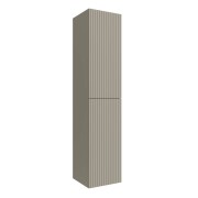 Colonne salle de bain BIBA 1600 2 portes Gris de lune L350 H1600 P350 - SALGAR 119123 