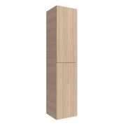 Colonne salle de bain BIBA 1600 2 portes Chêne Sienna L350 H1600 P350 - SALGAR 119125 