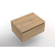 Ensemble Coquette et plan de toilette DOMUS 600 1 tiroir Chêne Montana P450 - SALGAR 117925 