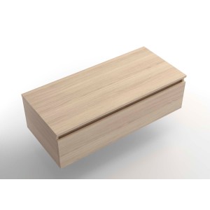 Ensemble Coquette et plan de toilette DOMUS 1000 1 tiroir Chêne Sienna P450 - SALGAR 117928 