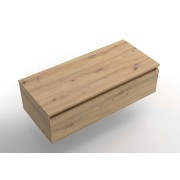 Ensemble Coquette et plan de toilette DOMUS 1000 1 tiroir Chêne Montana P450 - SALGAR 117929 