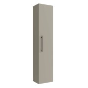 Colonne salle de bain SILANE 1400 1 porte Gris satiné L300 H1400 P240 - SALGAR 118019 