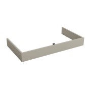 Plinthe NOJA II 780 Gris satiné L780 H100 P430 - SALGAR 118098 