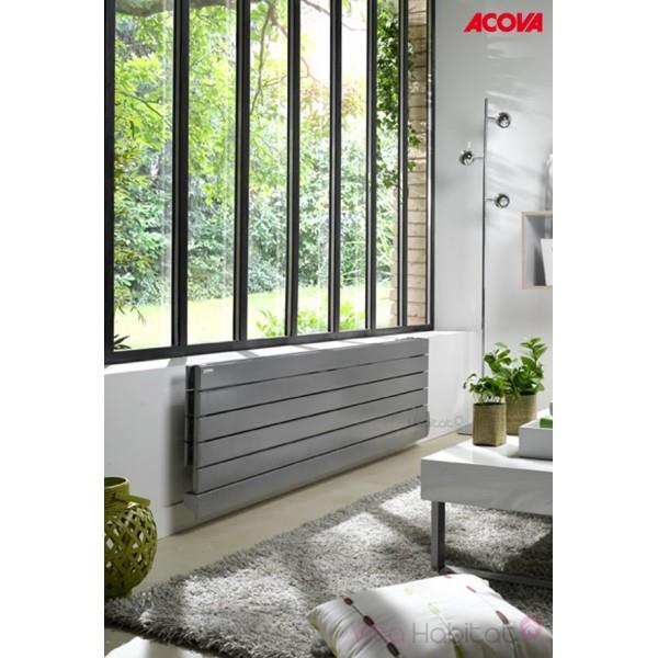 Radiateur électrique ACOVA - FASSANE Premium Horizontal 1250W à tubes  verticaux - THXD125-148/GF