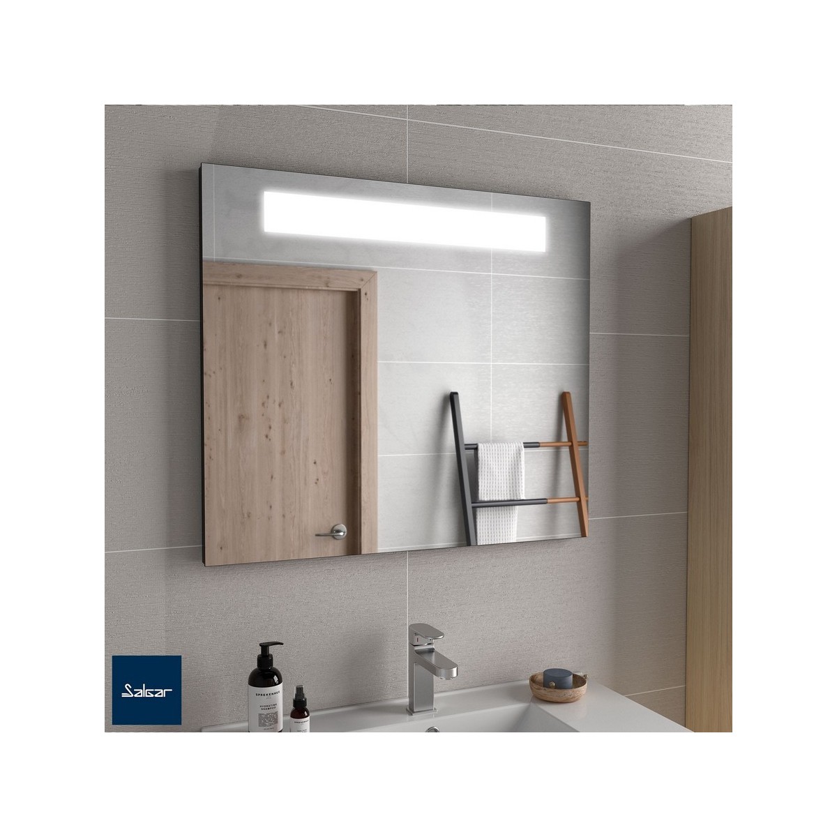 Miroir ALCOR 600 LED ANTIBUÉE IP44 H700 - SALGAR 97309 
