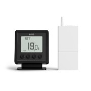 Tybox RF 210 BK | Thermostat sans-fil hydraulique et aéraulique - noir - Delta Dore 6051150 