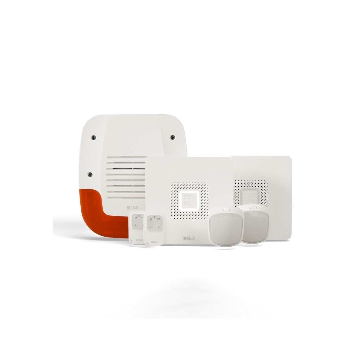 Pack Optimal Tyxal+ | Pack alarme connecté 4G Wi-Fi Ethernet 8 zones - Delta Dore 6410202 