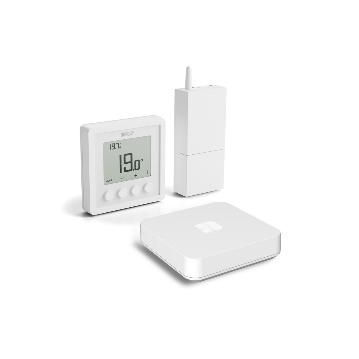 Tybox Home RF 210 | Thermostat connecté sans-fil hydraulique et aéraulique - Delta Dore 6053089 