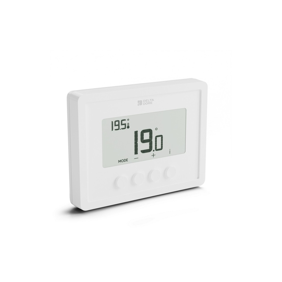 Tybox RF 210 XL | Thermostat sans-fil hydraulique & aéraulique - rectangulaire - Delta Dore 6051151 