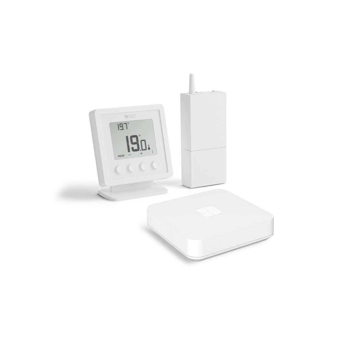 Tybox Home RF 210 | Thermostat connecté sans-fil hydraulique et aéraulique - Delta Dore 6053089 