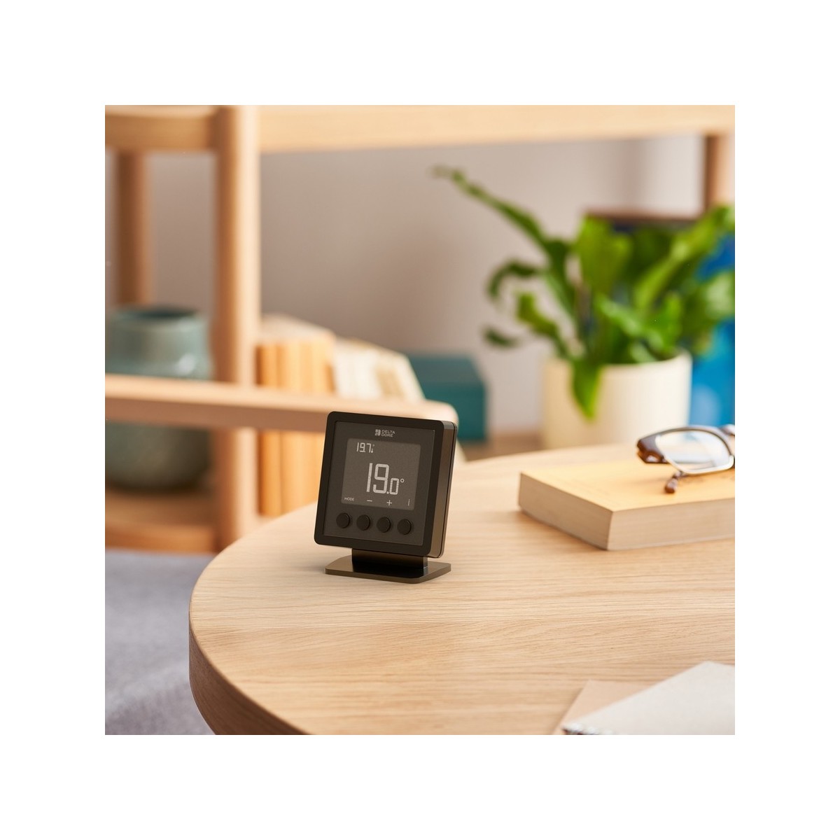 Tybox RF 210 BK | Thermostat sans-fil hydraulique et aéraulique - noir - Delta Dore 6051150 