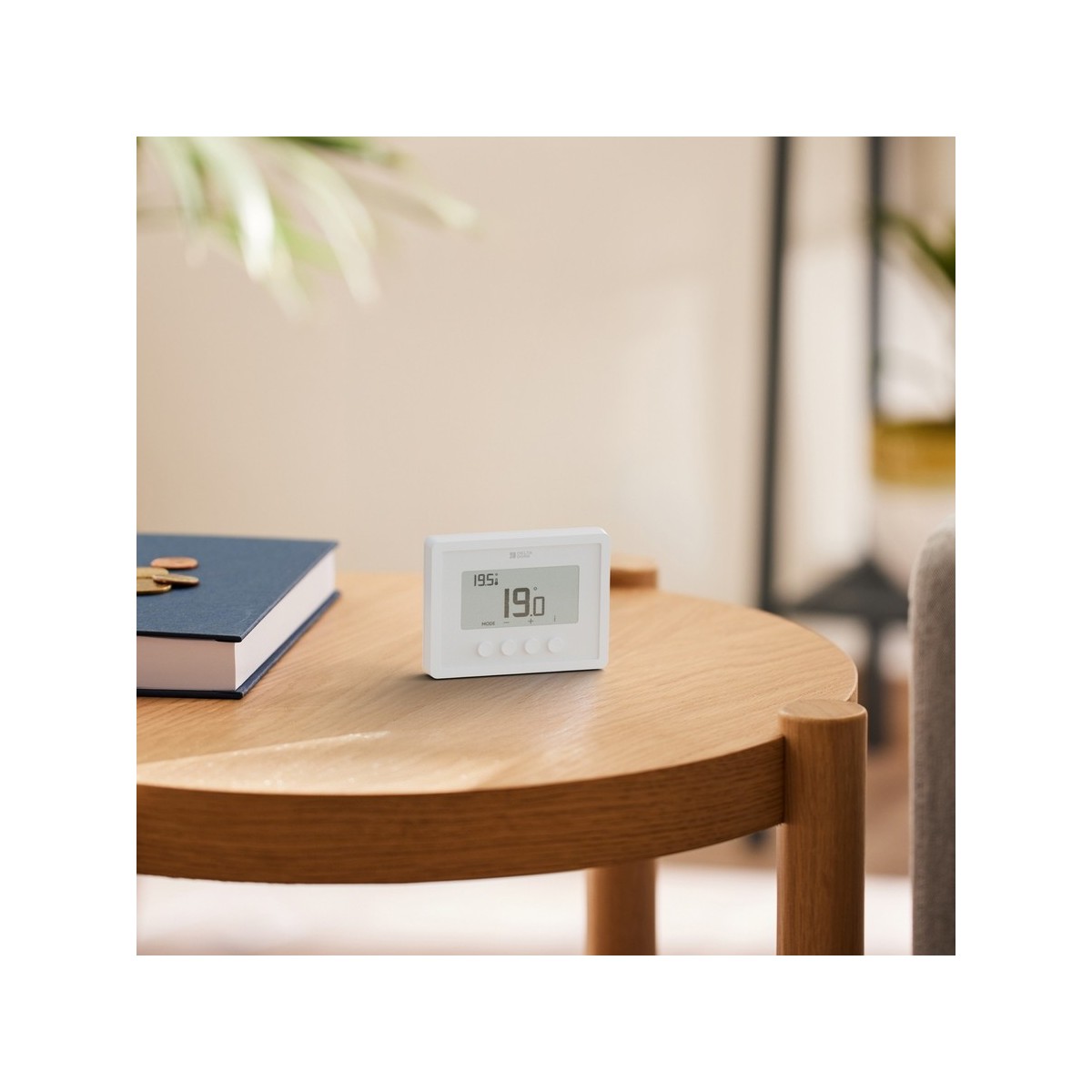 Tybox RF 210 XL | Thermostat sans-fil hydraulique & aéraulique - rectangulaire - Delta Dore 6051151 