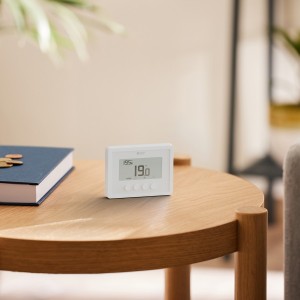 Tybox RF 210 XL | Thermostat sans-fil hydraulique & aéraulique - rectangulaire - Delta Dore 6051151 