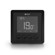 Tybox RF 210 BK | Thermostat sans-fil hydraulique et aéraulique - noir - Delta Dore 6051150 