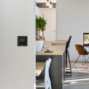 Thermostat de chauffage électrique intelligent Tybox Zigbee Noir - Delta Dore 6151060 