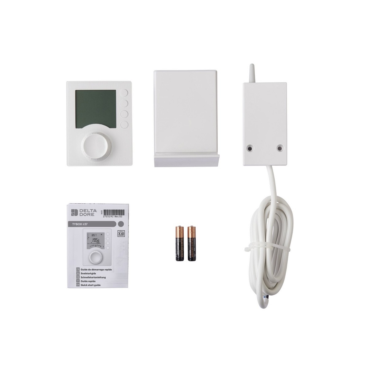 Thermostat programmable sans fil pour chauffage eau chaude TYBOX 1137 - DELTADORE 6053064 