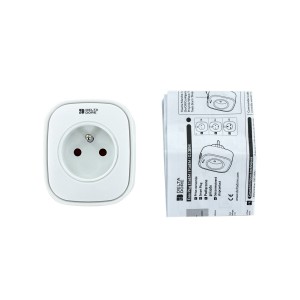 Easy Plug E16EM | Prise connectée E (FR), 16A, avec mesure de consommation-Delta Dore 6353005 