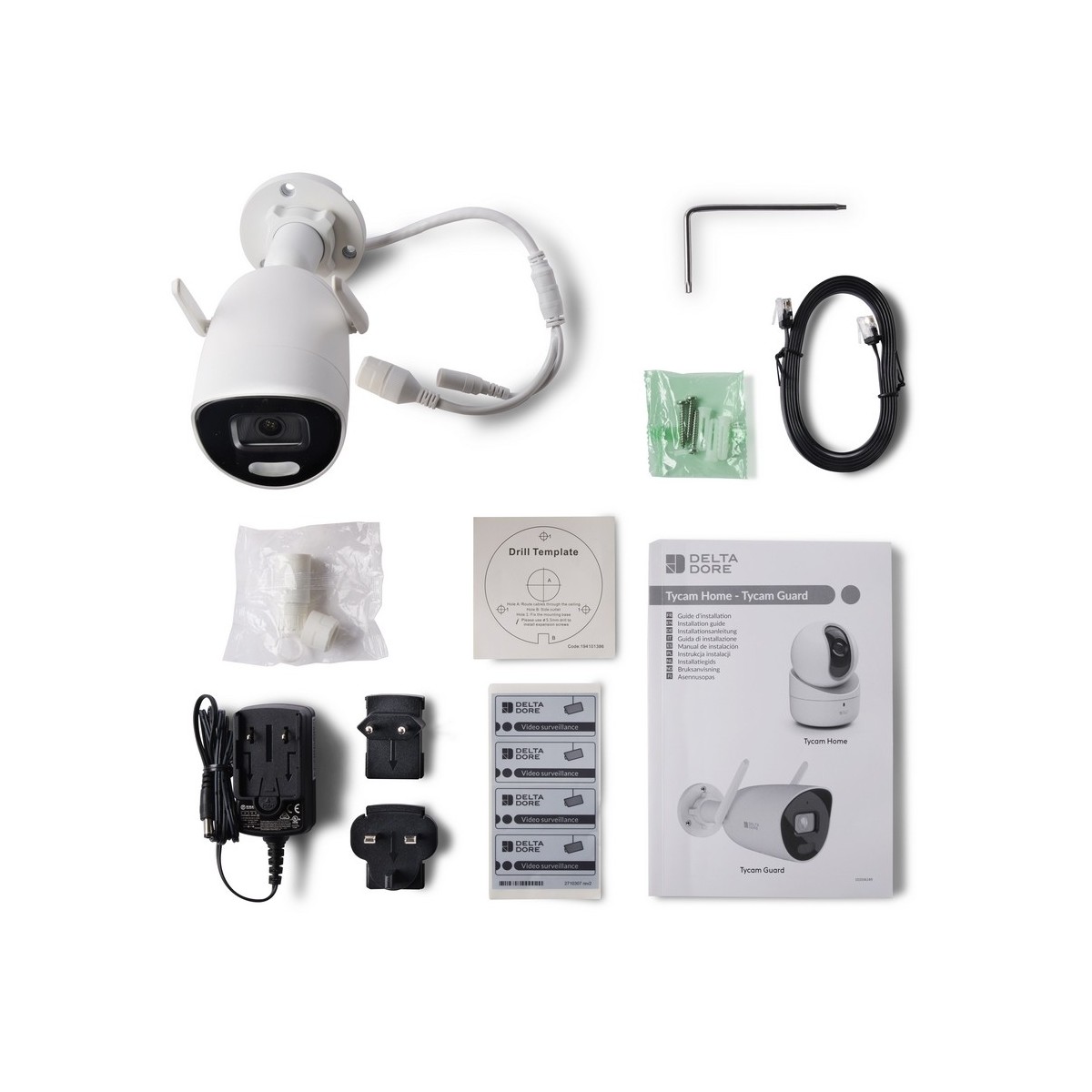 Caméra de sécurité extérieure connectée Tycam Guard - DeltaDore 6417017 