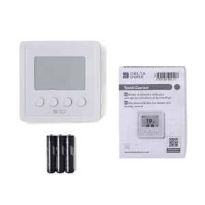 Tywell Control | Boîtier d'ambiance piles pour gestion occultants et chauffage-Delta Dore 6702001 