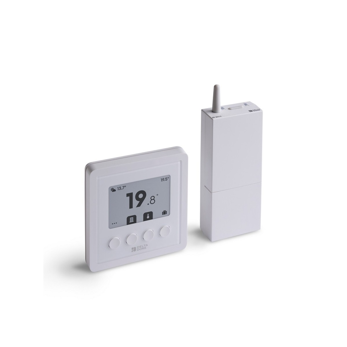 Tywell 2050 | Thermostat d'ambiance radio piles-Delta Dore 6702005 