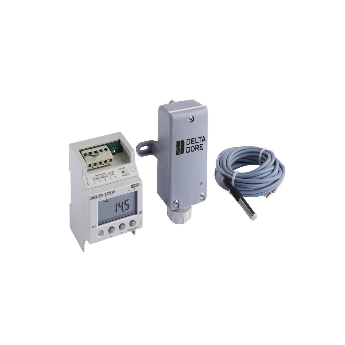 Régulateur modulaire sur tableau électrique pour plancher à accumulation de chaleur DELTA 125 N 