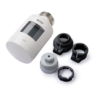 Tête thermostatique intelligente avec adaptateurs TRV 1.0 ADAPT - DELTA DORE 6050649 