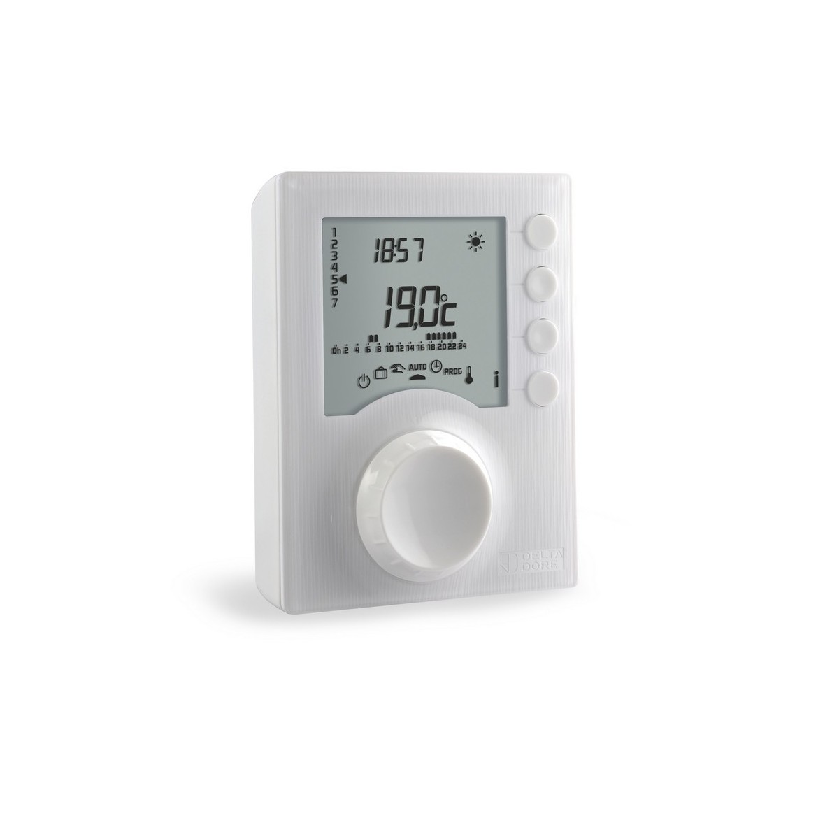 Thermostat programmable avec 2 niveaux de consigne TYBOX 117 - 6053005 DELTADORE 