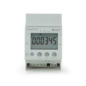Tywatt 35 - Indicateur de consommation électrique compteur monophasé  - DeltaDore 6110045 