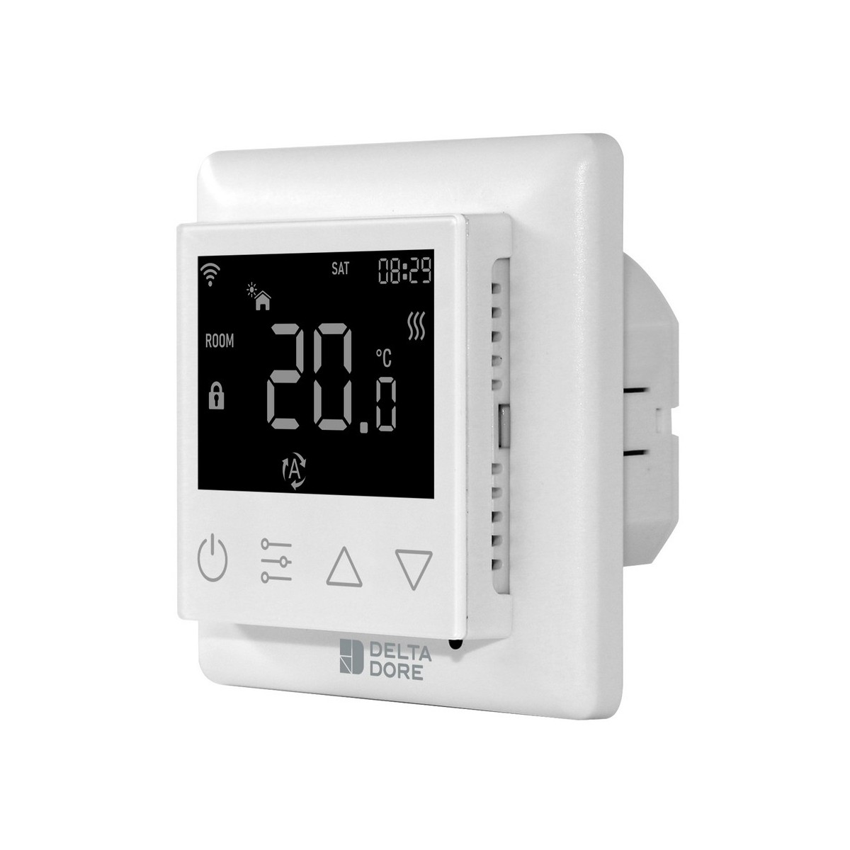 Thermostat de chauffage électrique intelligent Tybox Zigbee Blanc - Delta Dore 6151059 