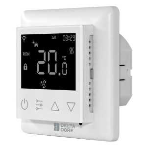 Thermostat de chauffage électrique intelligent Tybox Zigbee Blanc - Delta Dore 6151059 