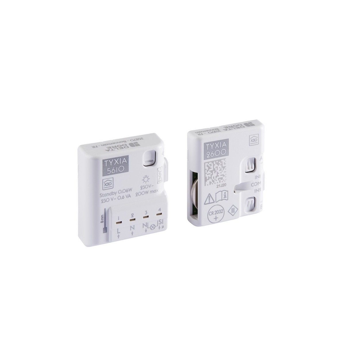 PACK TYXIA 501 - Pack éclairage va et vient sans fil avec neutre - DELTADORE 6351407 