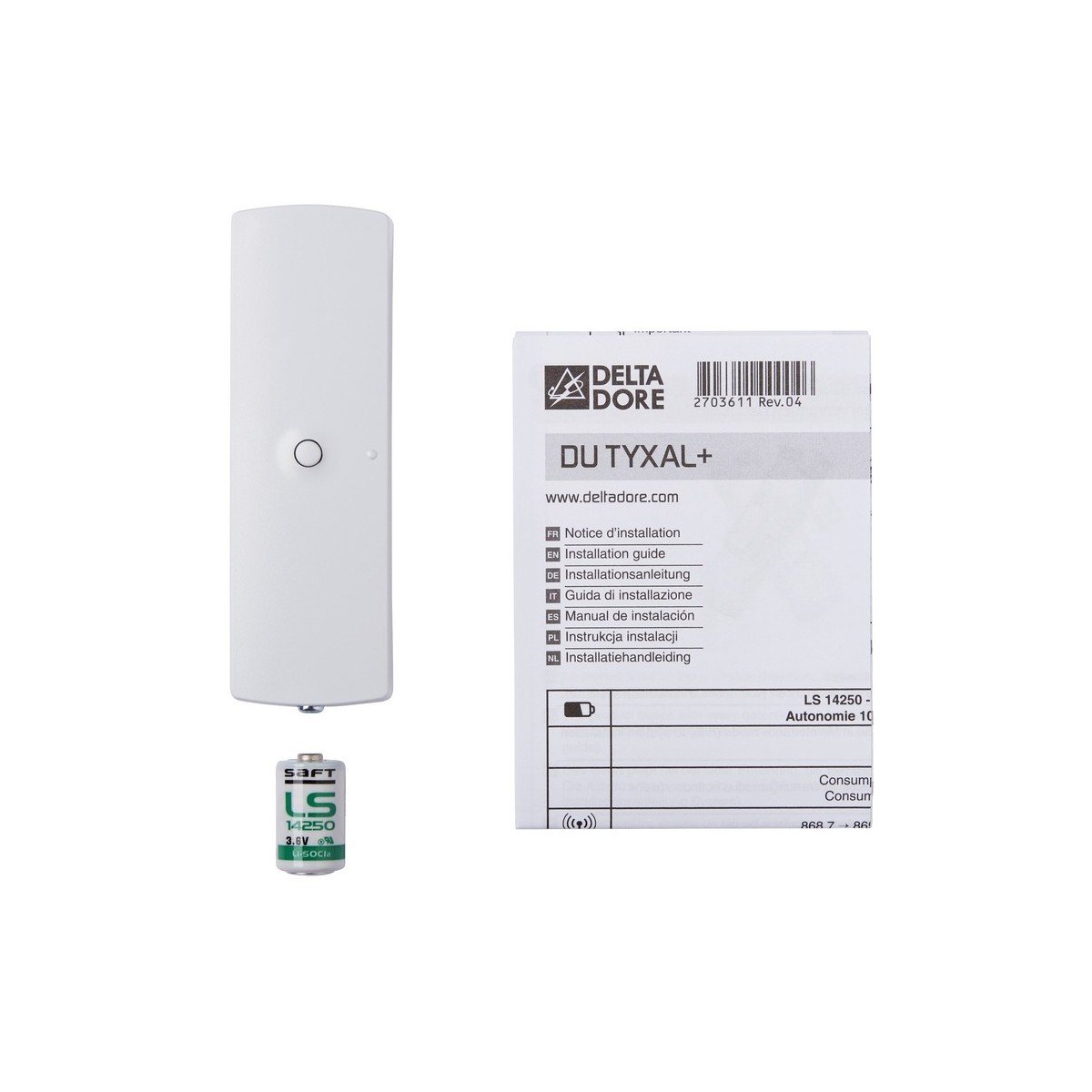 Détecteur universel Radio - DU TYXAL+ Delta Dore 6412302 