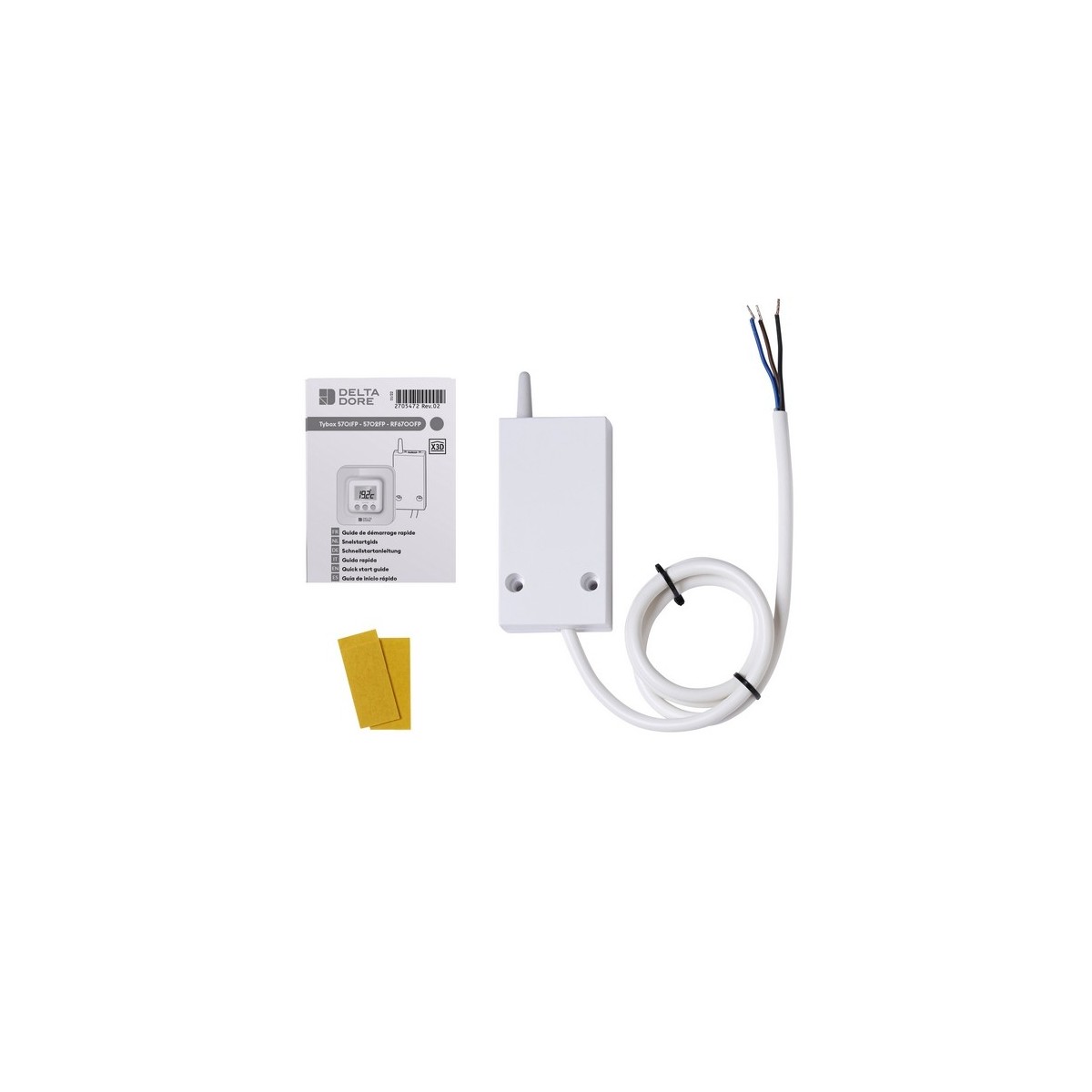 RF 6700 FP | Récepteur radio fil pilote pilotable en consigne-Delta Dore 6050673 